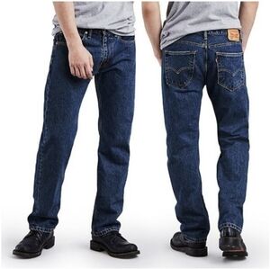Levis Men's 505 Regular Fit Jeans.